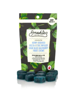 Sour Blue Raspberry 10pk 50mg Hemp Gummies